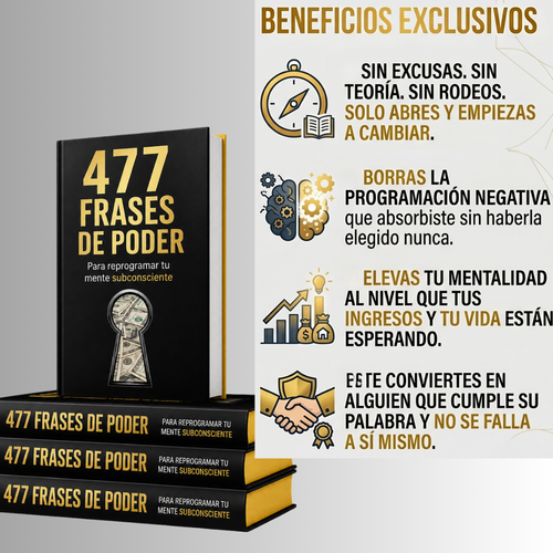Deja de sabotearte. 477 Frases de Poder para Reprogramar Tu Subconsciente y Empezar a Avanzar de Verdad